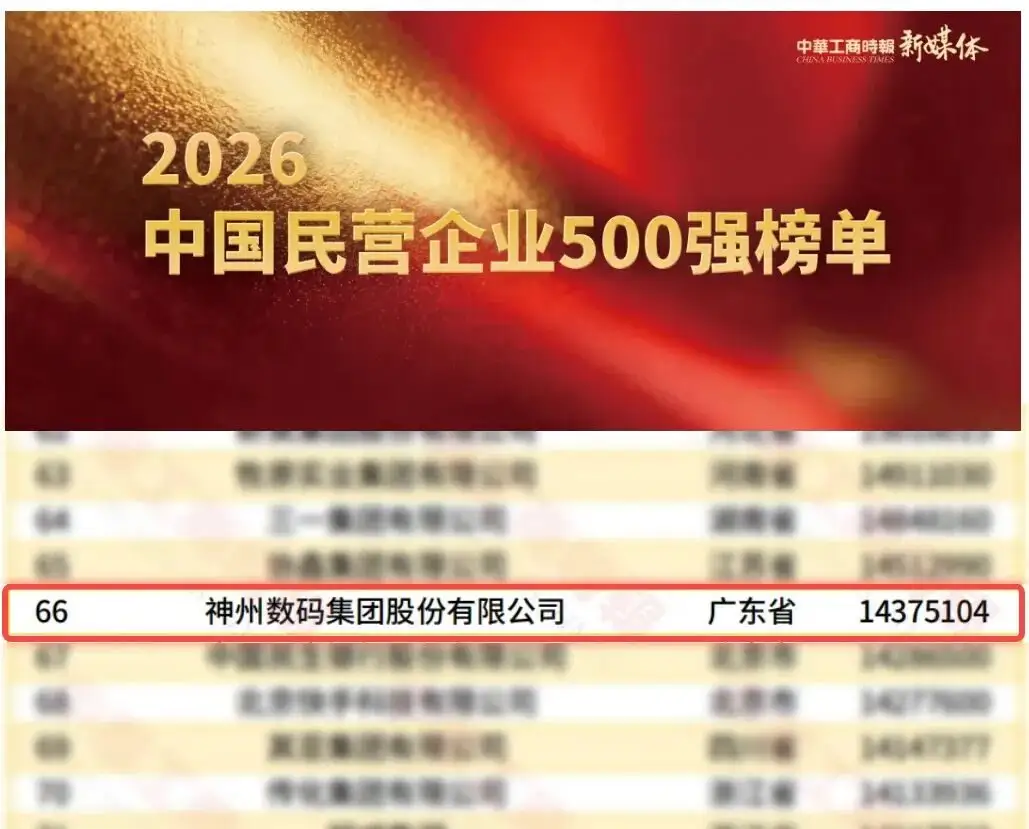 第66位，龙腾国际再登2026中国民营企业500强，排名全线跃升